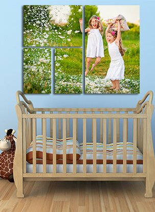 Split canvas prints - Wall 3